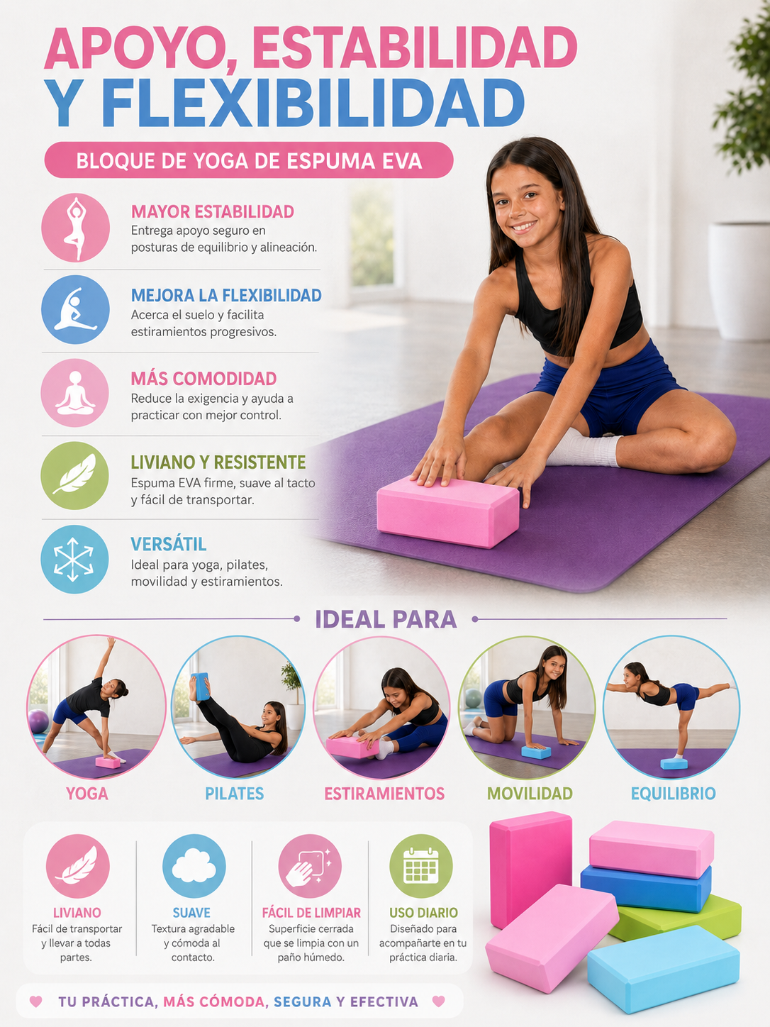 Bloque de Entrenamiento para Gimnasia Rítmica - Pulso Rítmico
