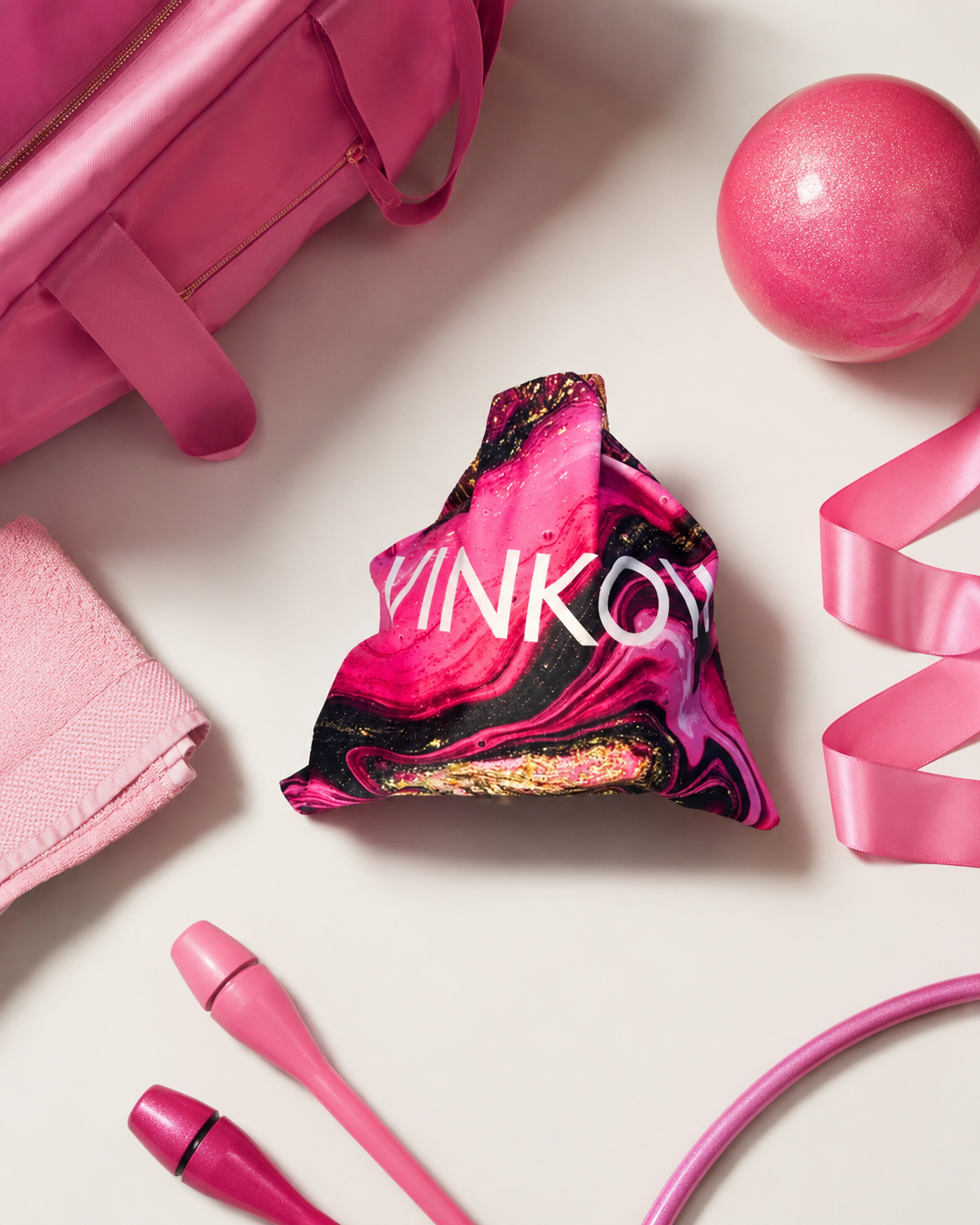 Funda de Balón VINKOVA Volcano Rose para Gimnasia Rítmica
