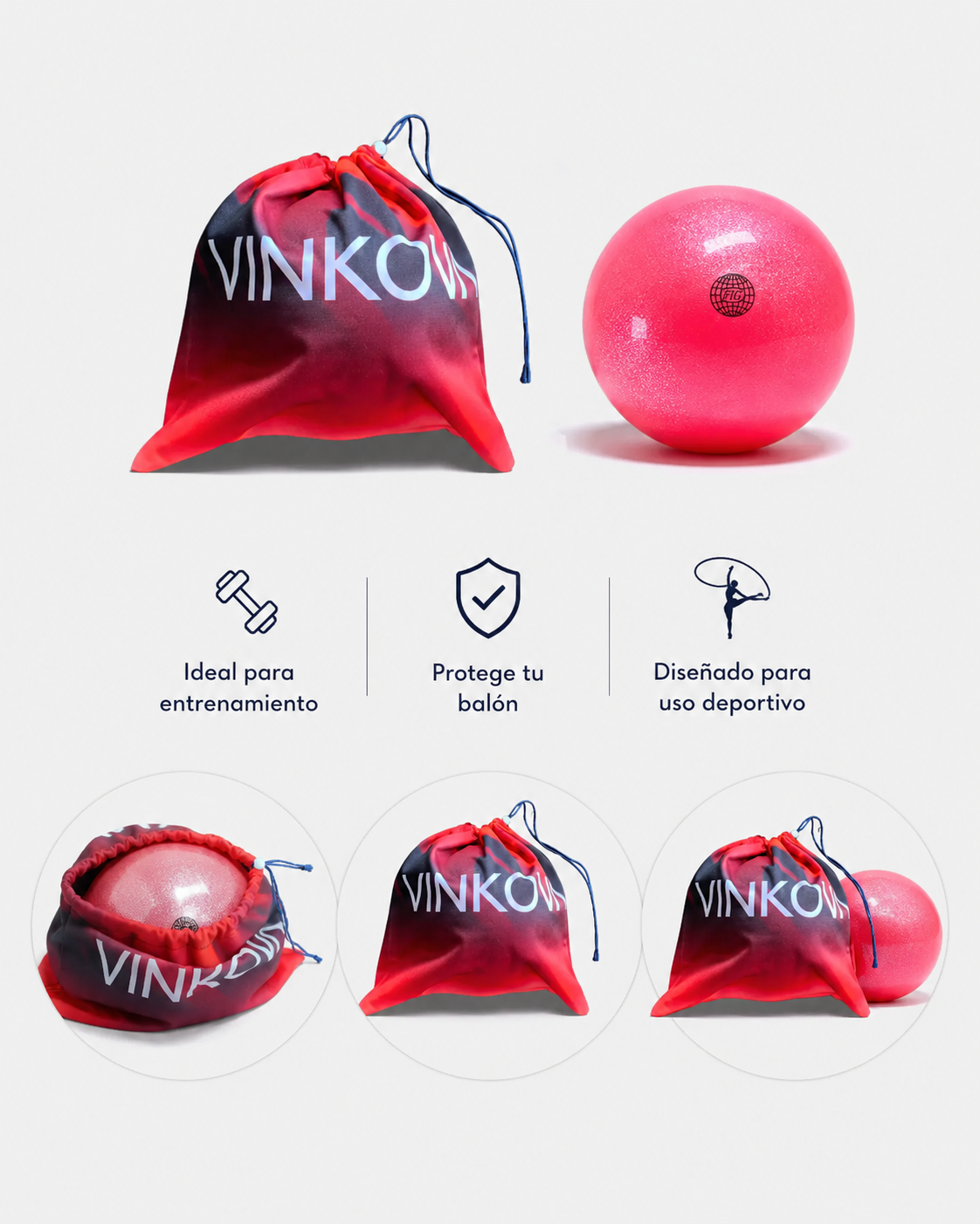 Funda de Balón VINKOVA España para Gimnasia Rítmica
