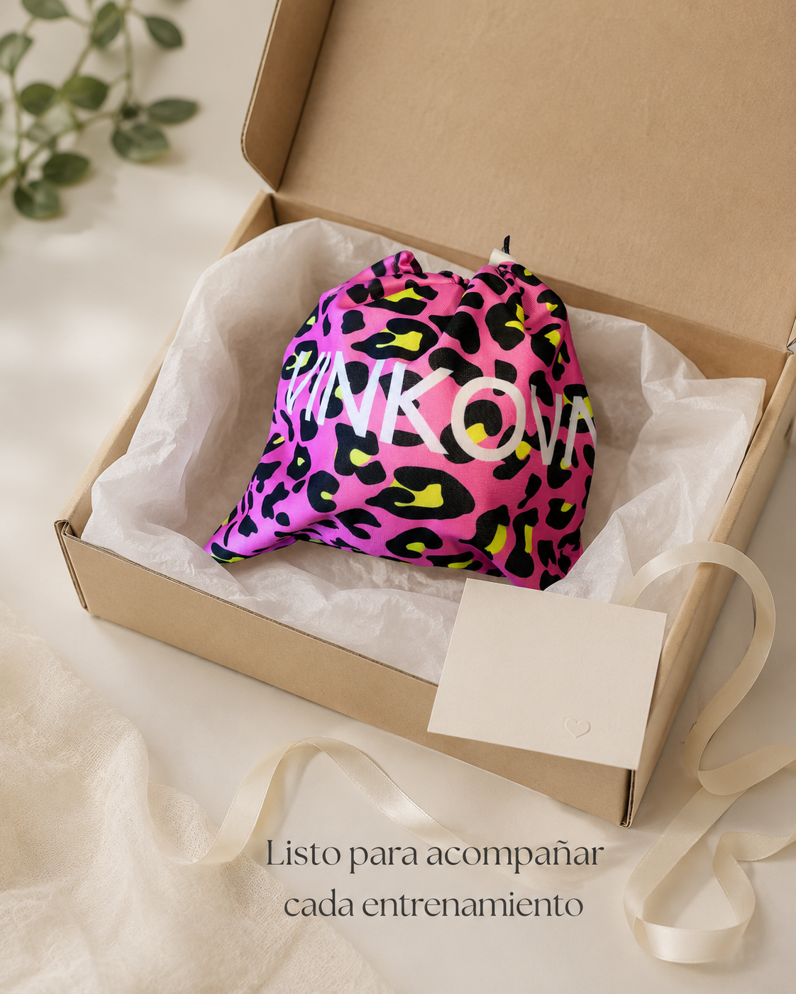 Funda de Balón VINKOVA Pink Cheetah para Gimnasia Rítmica