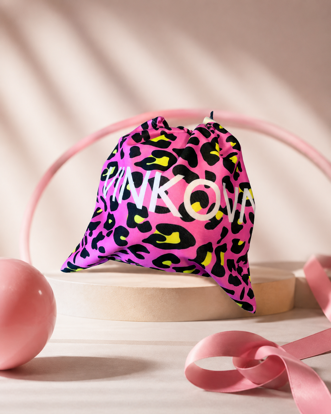 Funda de Balón VINKOVA Pink Cheetah para Gimnasia Rítmica