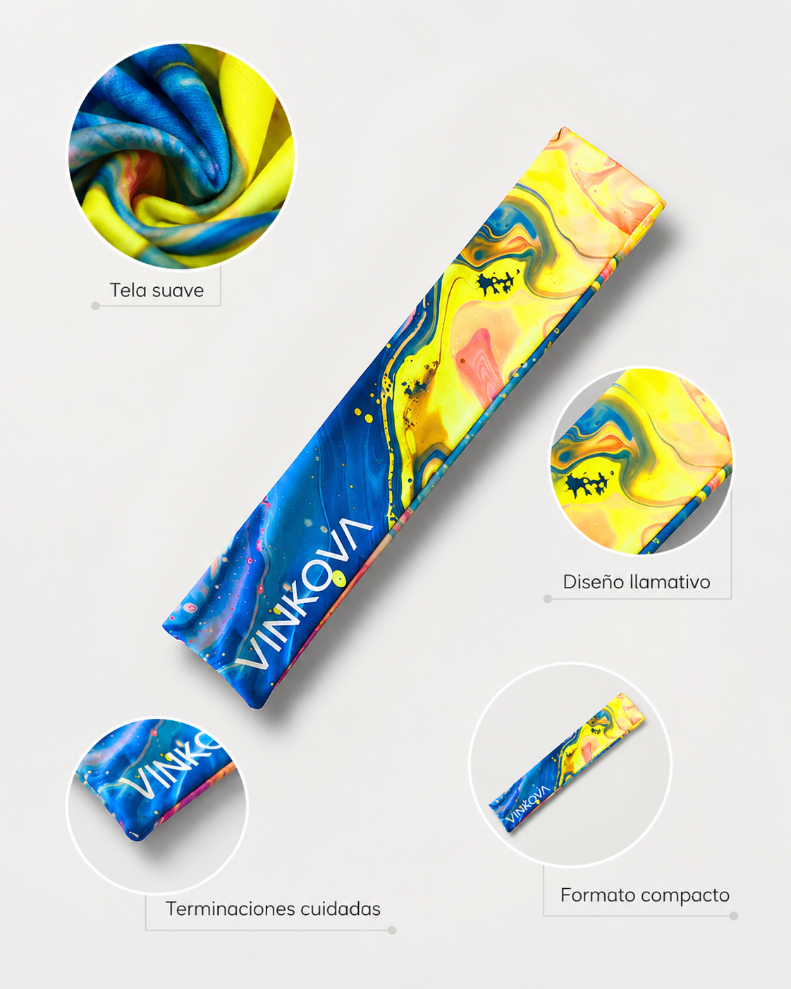 Funda de Clavas VINKOVA Roxy para Gimnasia Rítmica