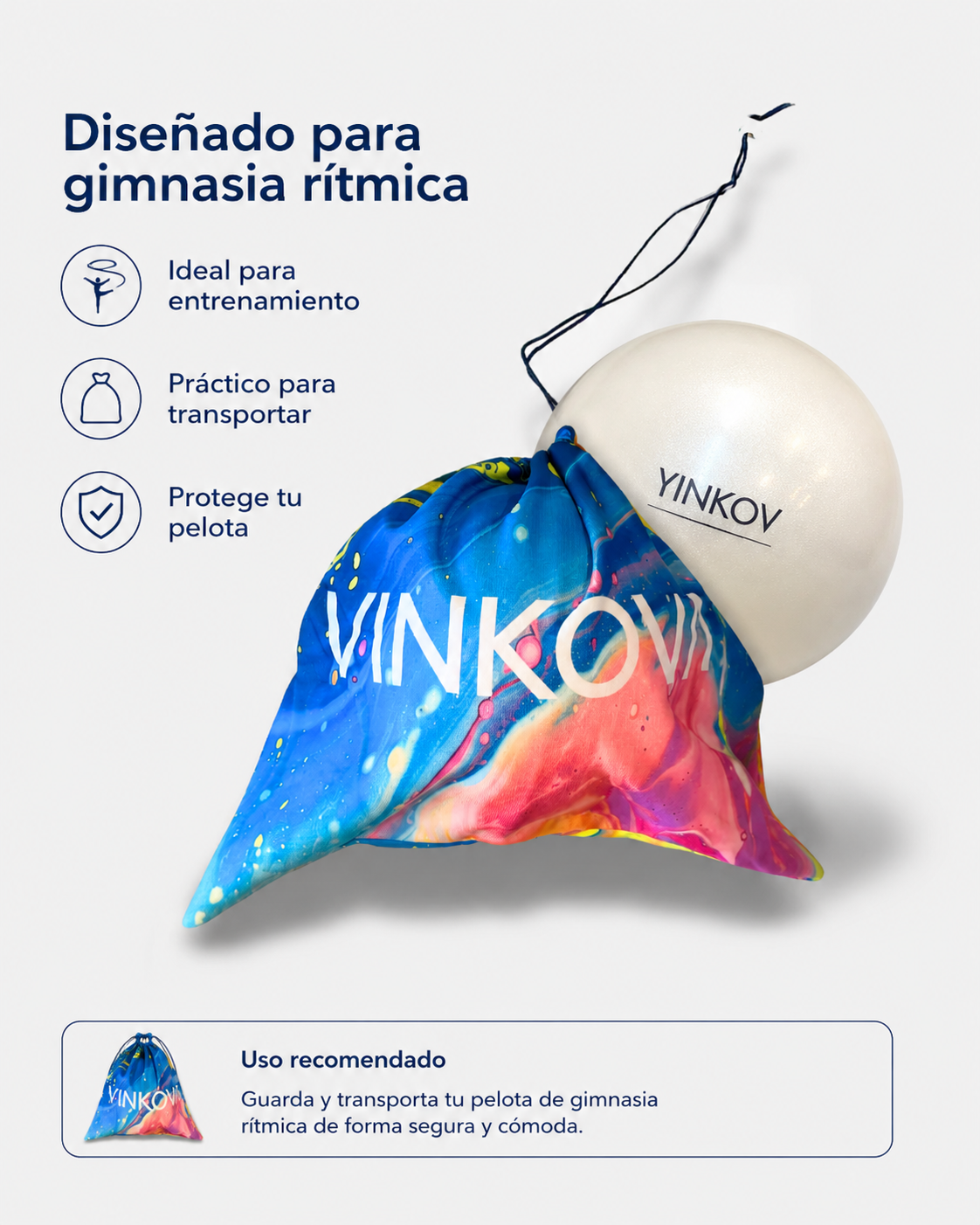 Funda de Balón VINKOVA Roxy para Gimnasia Rítmica