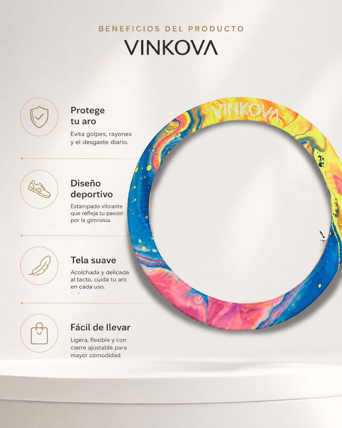 Funda de Aro VINKOVA Roxy para Gimnasia Rítmica