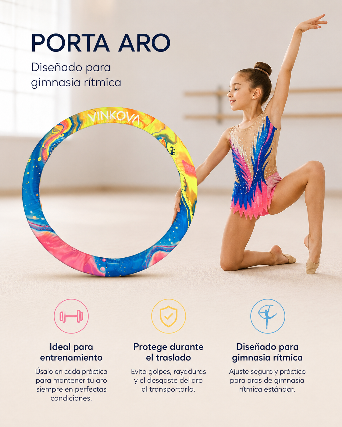 Funda de Aro VINKOVA Roxy para Gimnasia Rítmica