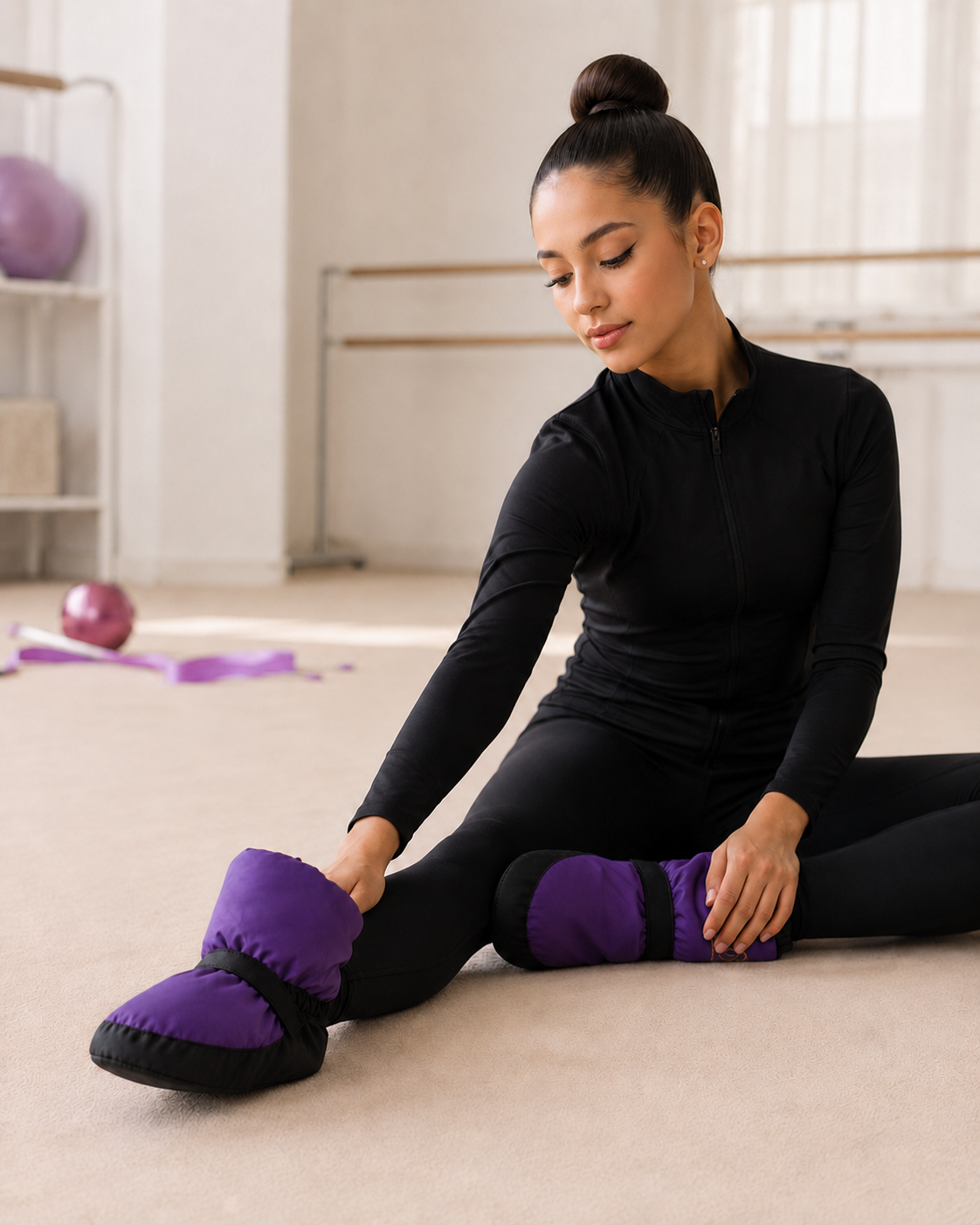 Bota Calentadora GYRA para Gimnasia Rítmica