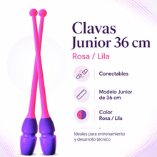 Clavas Pastorelli Junior 36 cm Conectables - Par Bicolor