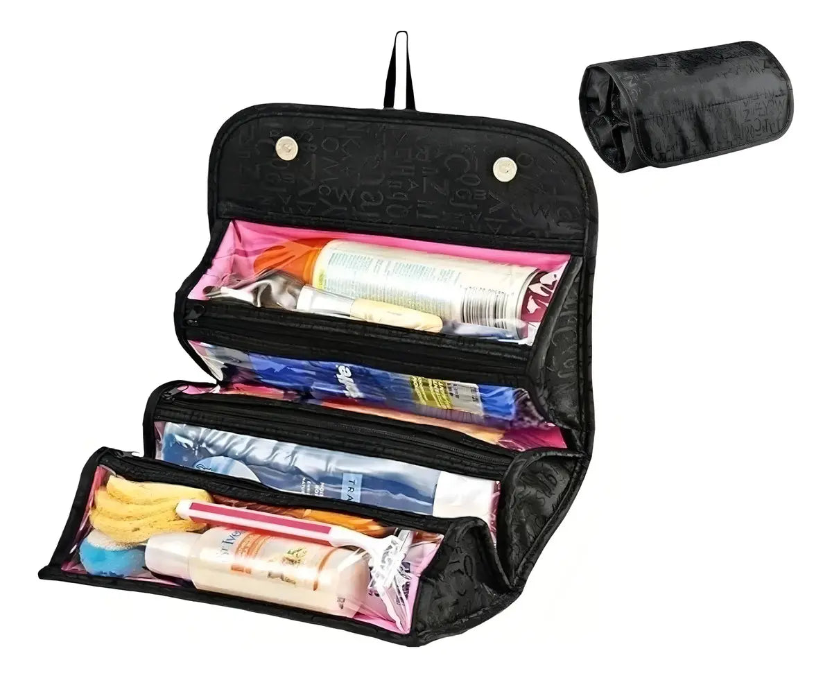 Estuche Maquillaje Bolso Organizador Cosmético Plegable