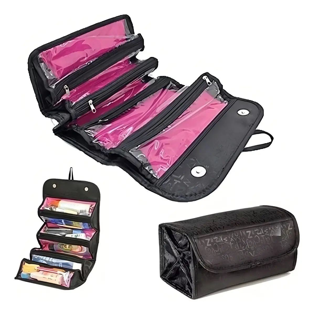 Estuche Maquillaje Bolso Organizador Cosmético Plegable