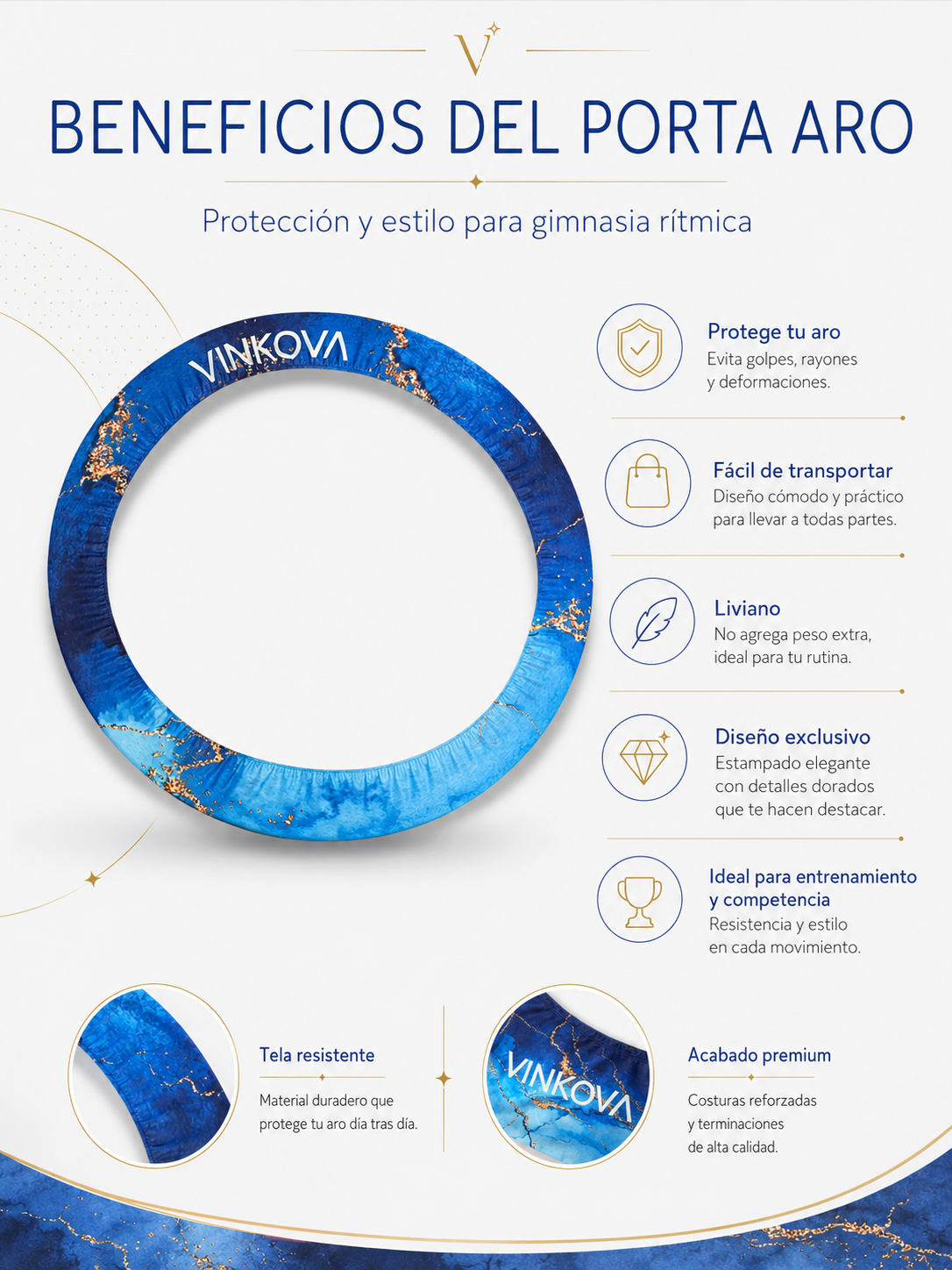 Funda de Aro VINKOVA Elba para Gimnasia Rítmica