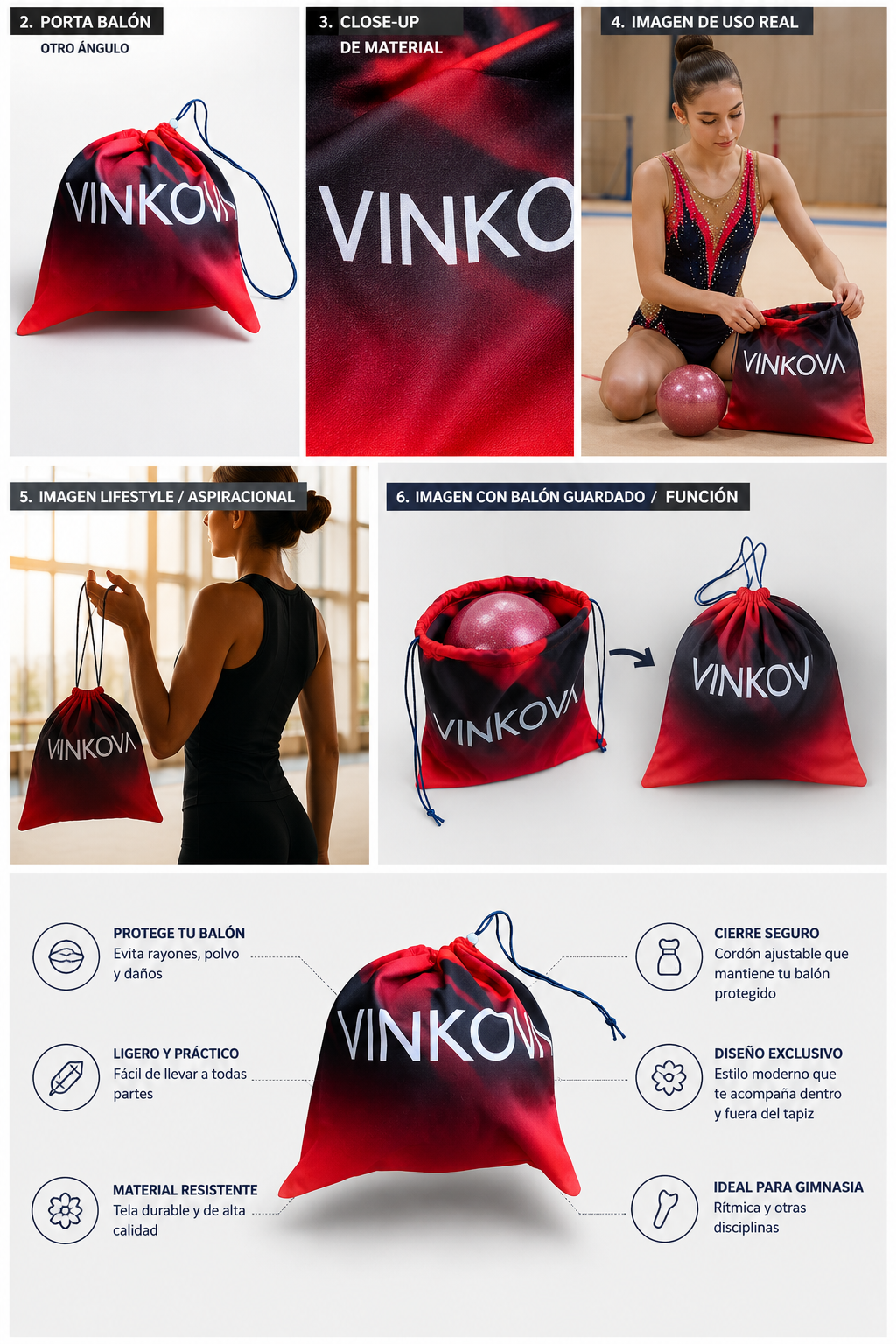 Funda de Aro VINKOVA España para Gimnasia Rítmica