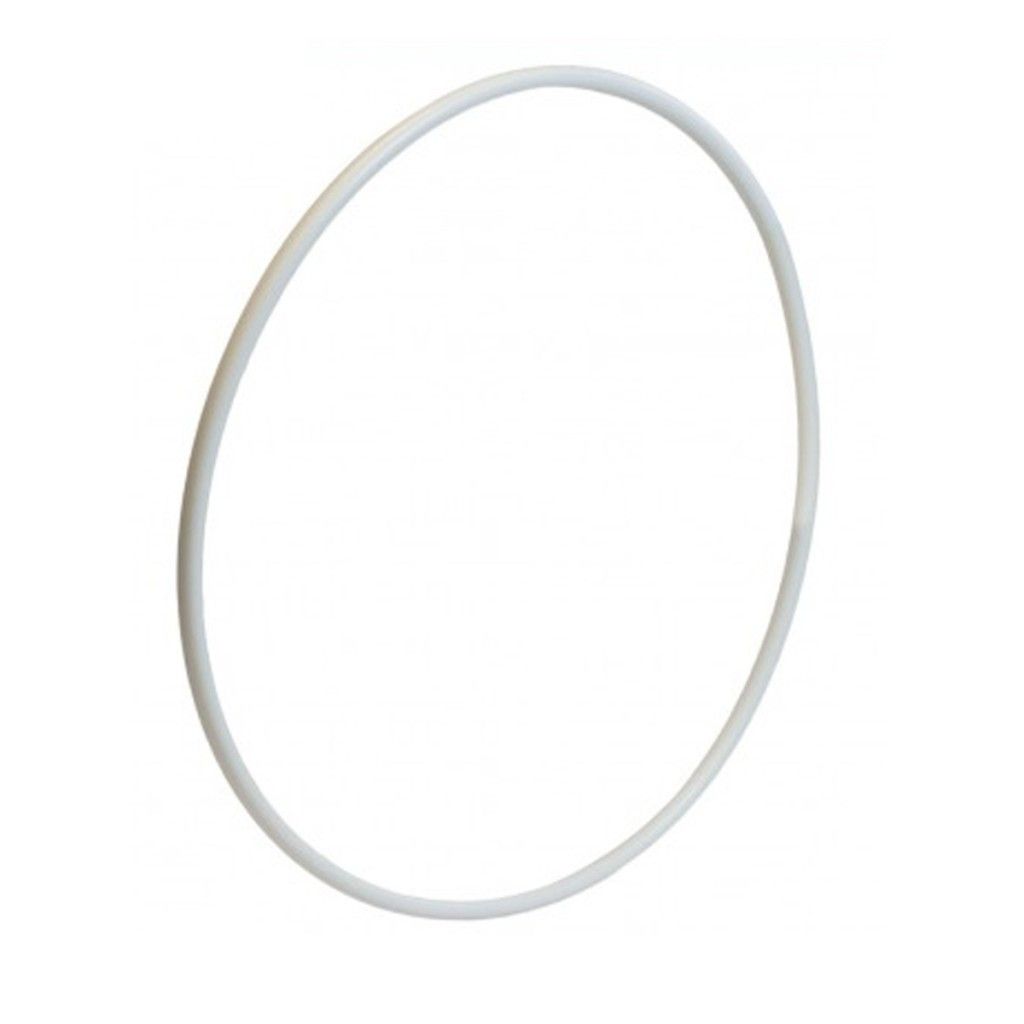 Aro Pastorelli modelo Rodeo blanco semi transparente para gimnasia rítmica - Pulso Rítmico Chile