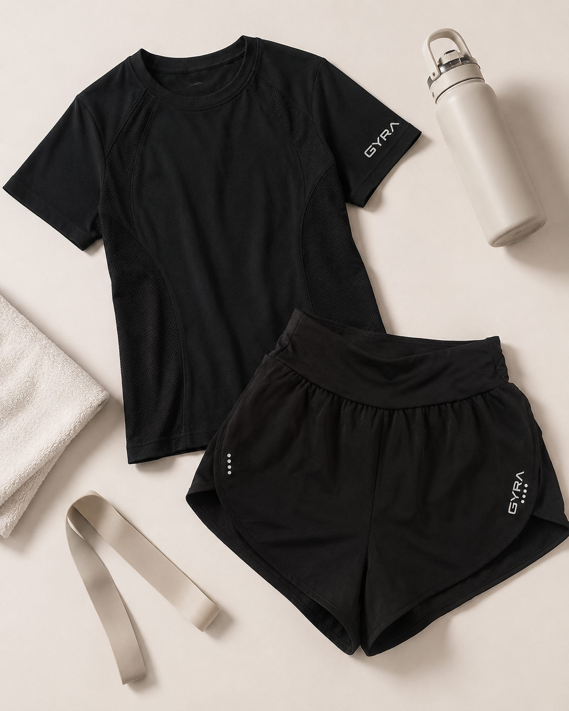 Pantalón Corto GYRA con Calza para Gimnasia Rítmica