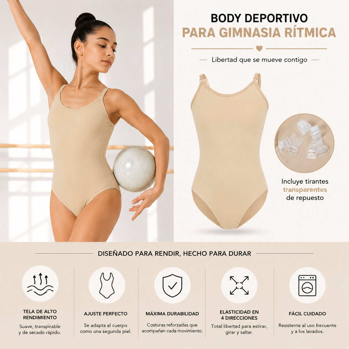 Body GYRA Sport para Gimnasia Rítmica
