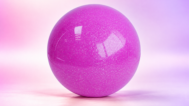 Balón de gimnasia rítmica para entrenamiento y competencia